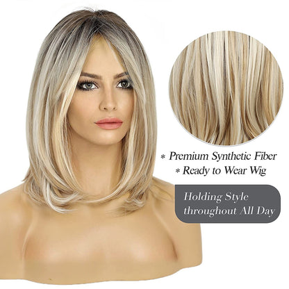Synthetic Long Wigs  Hair with Bangs for Daily Use