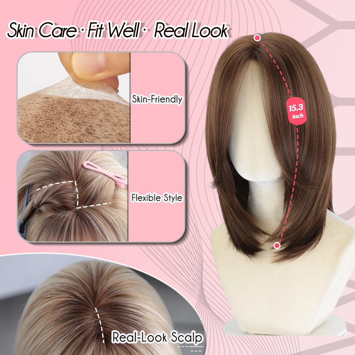 Edith - Wigyy Daily Use Soft Elegant Wig