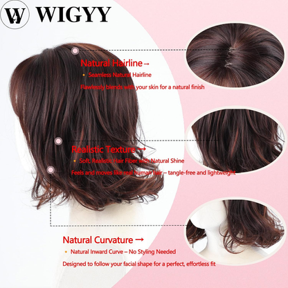 Mabel - Wigyy Shoulder Length Daily Use Elegant Wig