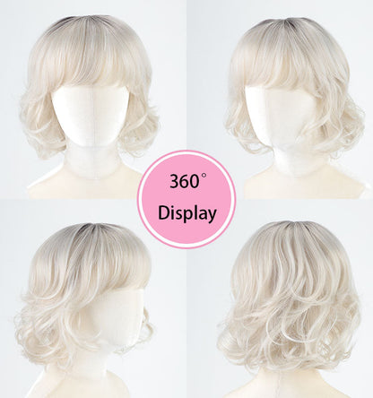 Chloe - Wigyy Daily Use Curl Bob Wig with Bang