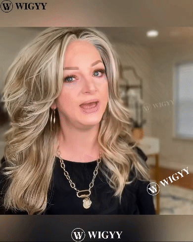 Loretta - Wigyy Mono-Front Highlighted Curl Elegant Wig