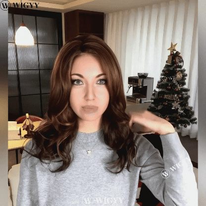Gladys - Wigyy Brown Highlighted Curl Daily Use Wig