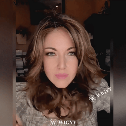 Gladys - Wigyy Brown Highlighted Curl Wig