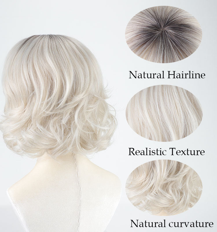 Chloe - Wigyy Daily Use Curl Bob Wig with Bang